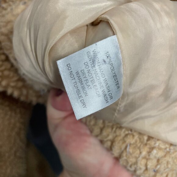 I.AM.GIA. pixie teddy sherpa jacket in caramel size XS - Picture 8 of 9